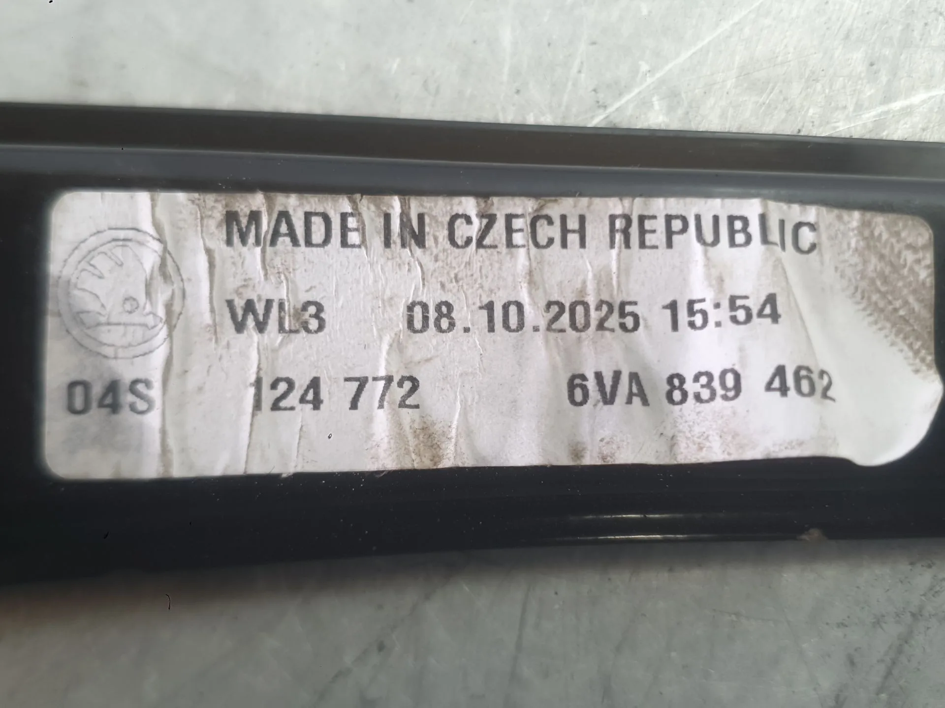 Elevalunas Trasero Derecho para Skoda Fabia Iv (Pj3)