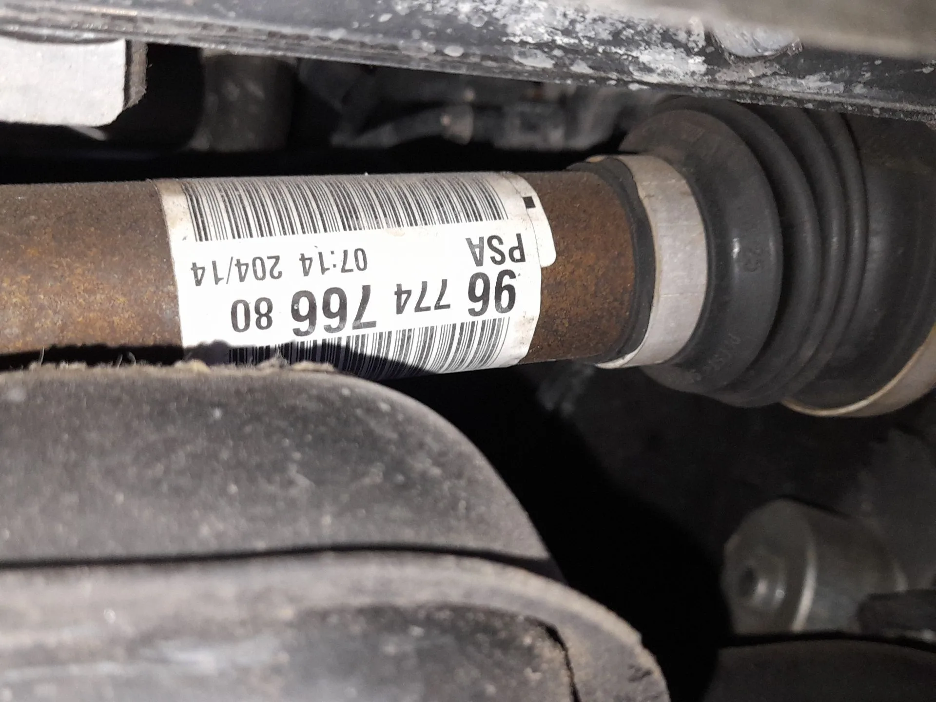 Transmision Delantera Derecha para Citroën C4 Cactus