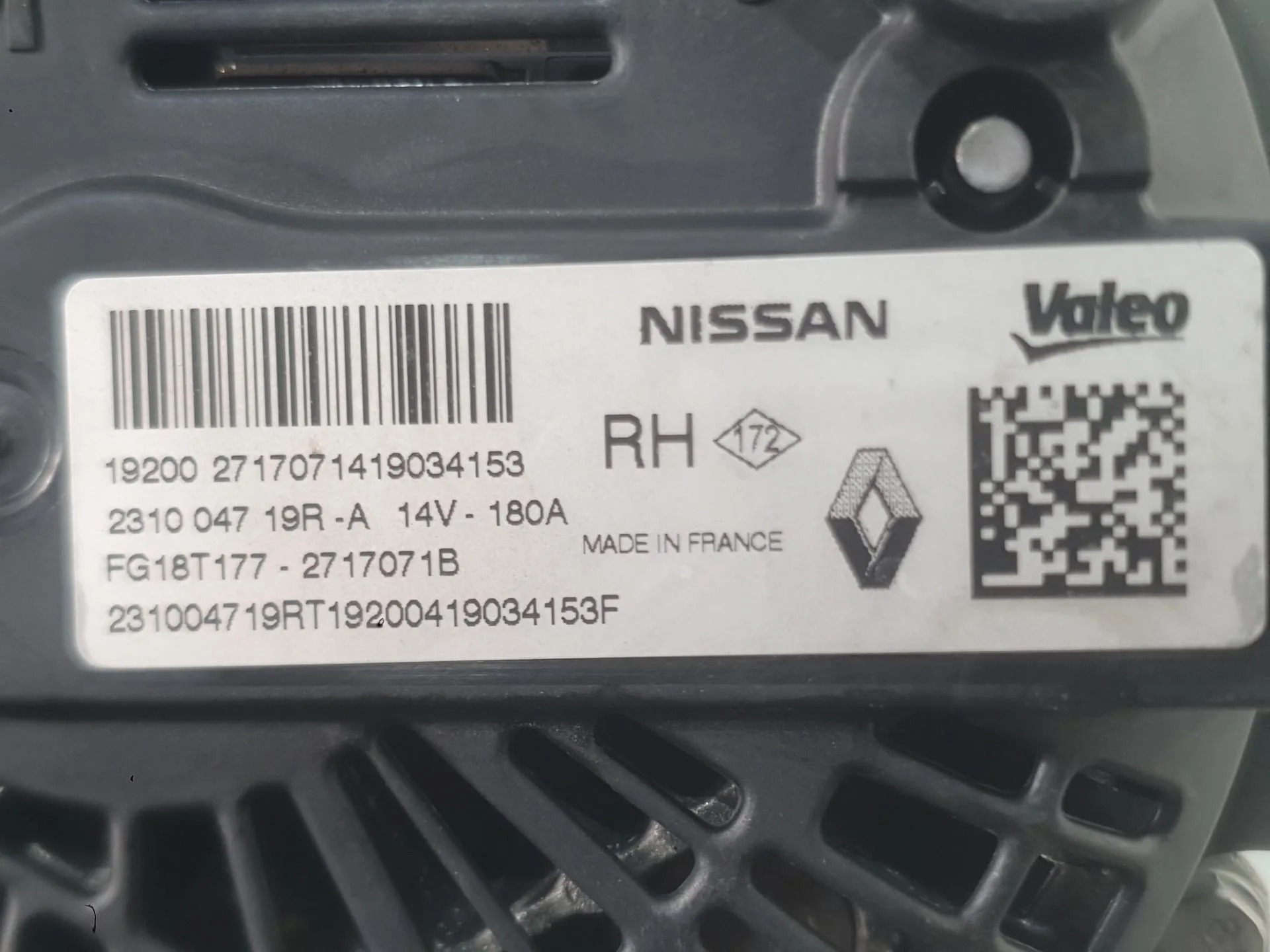 Alternador para Dacia Sandero Ii (B8_)