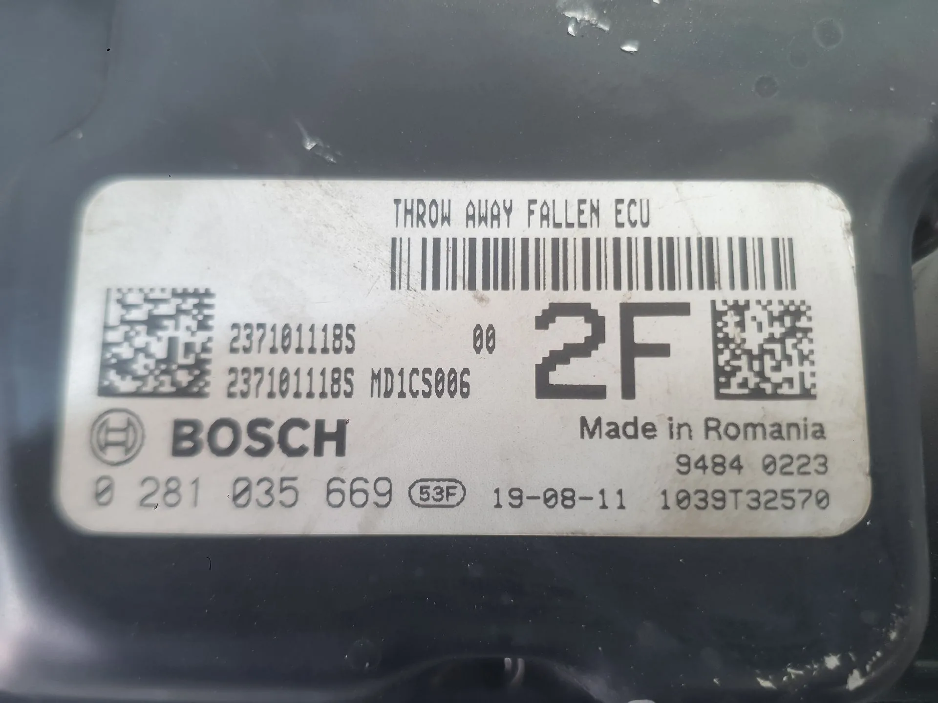 Centralita Motor Uce para Dacia Sandero Ii (B8_)