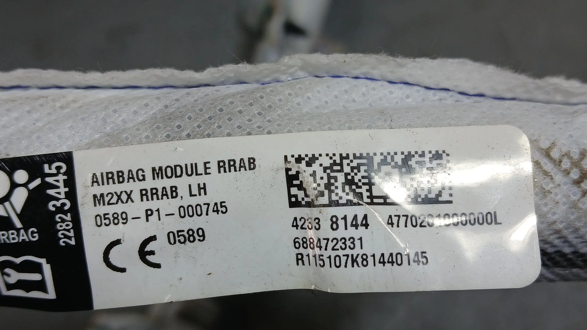 Airbag Cortina Delantero Izquierdo para Opel Karl (C16)
