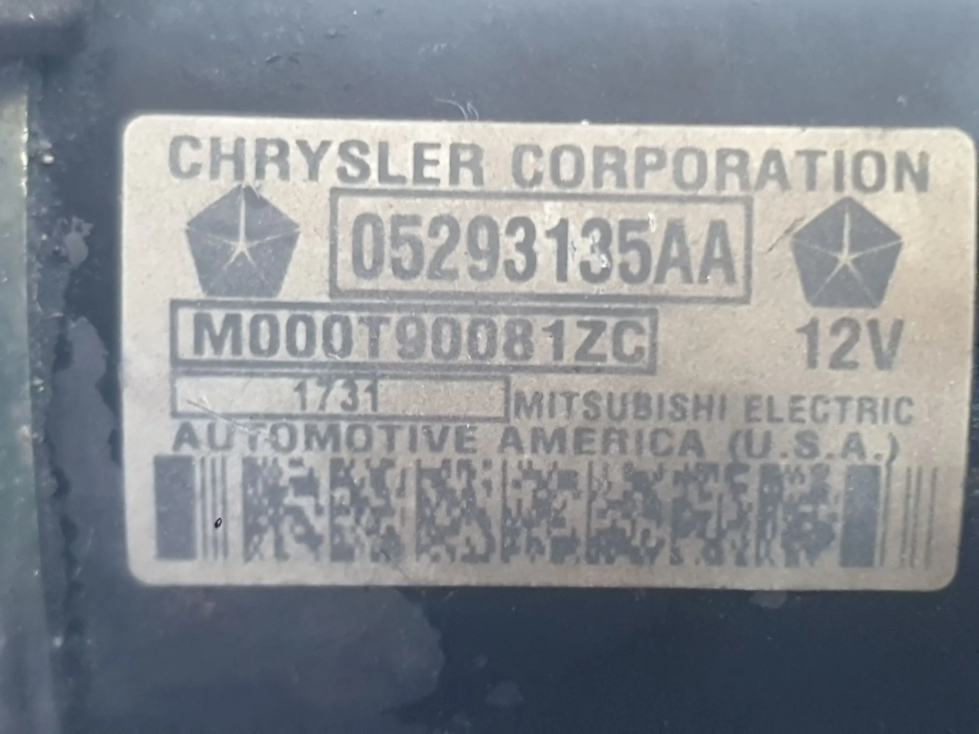 Motor Arranque para Chrysler Neon Ii