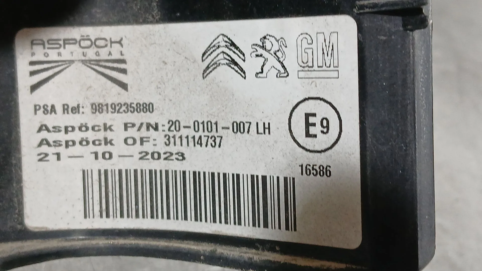 Piloto Trasero Izquierdo para Peugeot Partner Furgoneta/Monovolumen (K9)