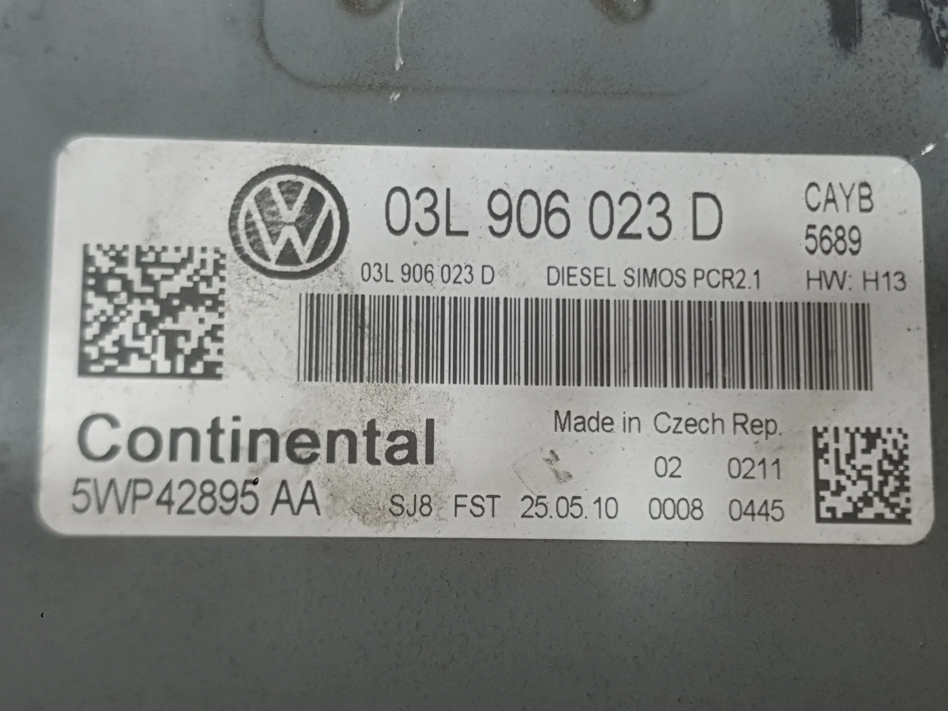 Centralita Motor Uce para Volkswagen Polo V (6R1, 6C1)
