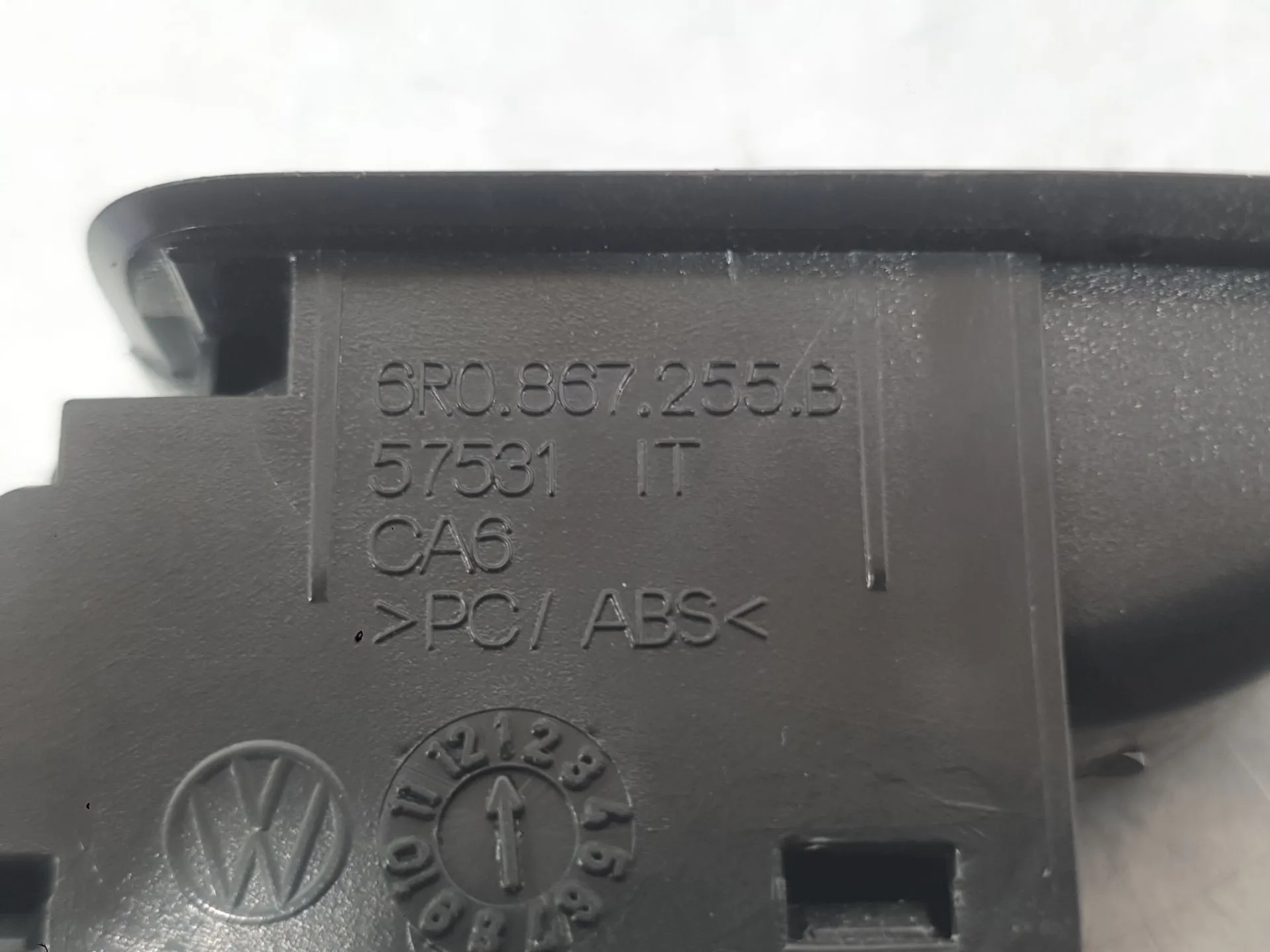 Mando Elevalunas Trasero Izquierdo para Volkswagen Polo V (6R1, 6C1)