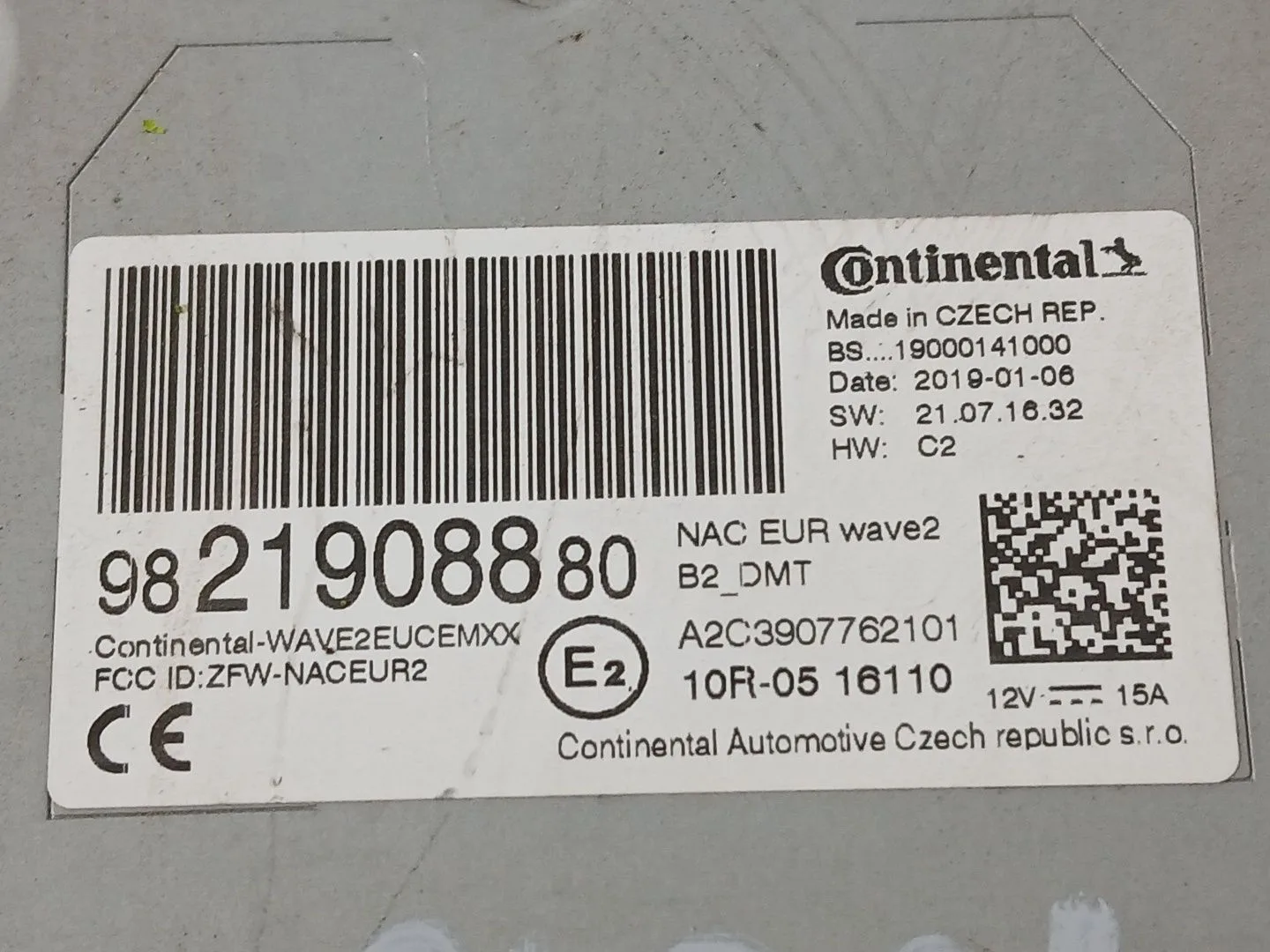 Sistema Audio / Radio para Citroën C3 Iii (Sx)