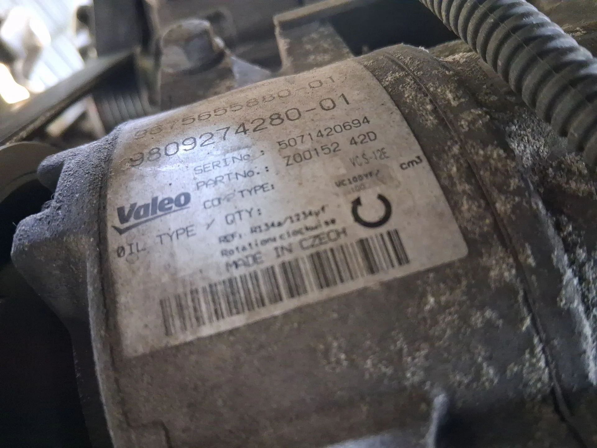 Compresor Aire Acondicionado para Peugeot 308 Ii (Lb_, Lp_, Lw_, Lh_, L3_)