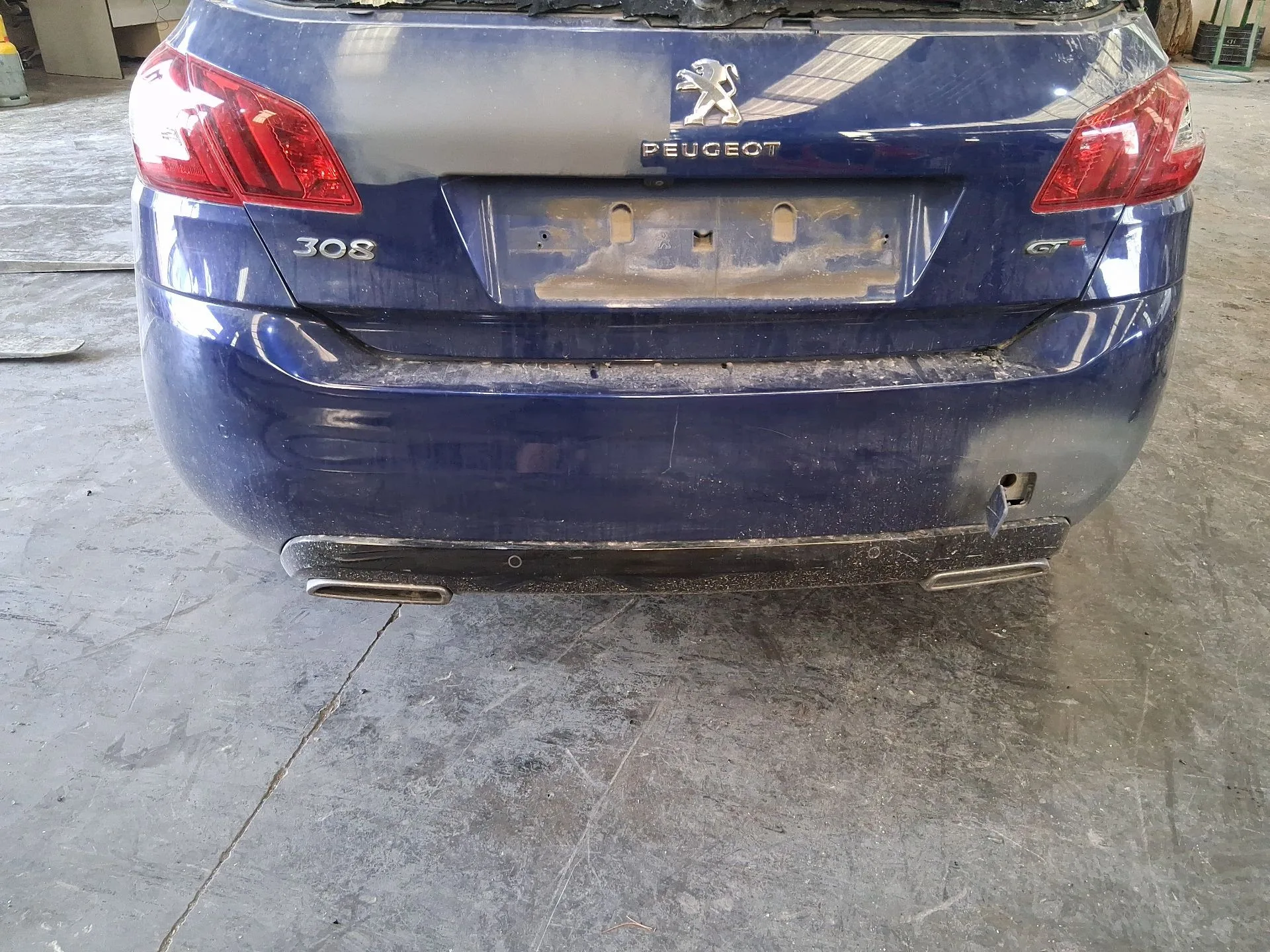 Paragolpes Trasero para Peugeot 308 Ii (Lb_, Lp_, Lw_, Lh_, L3_)