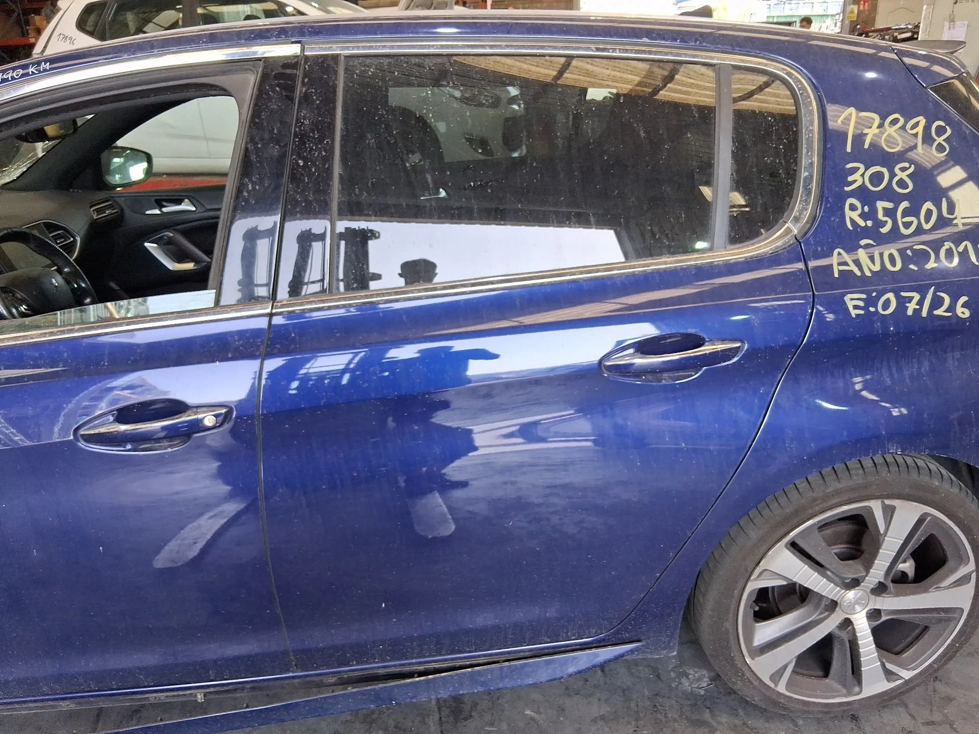 Puerta Trasera Izquierda para Peugeot 308 Ii (Lb_, Lp_, Lw_, Lh_, L3_)