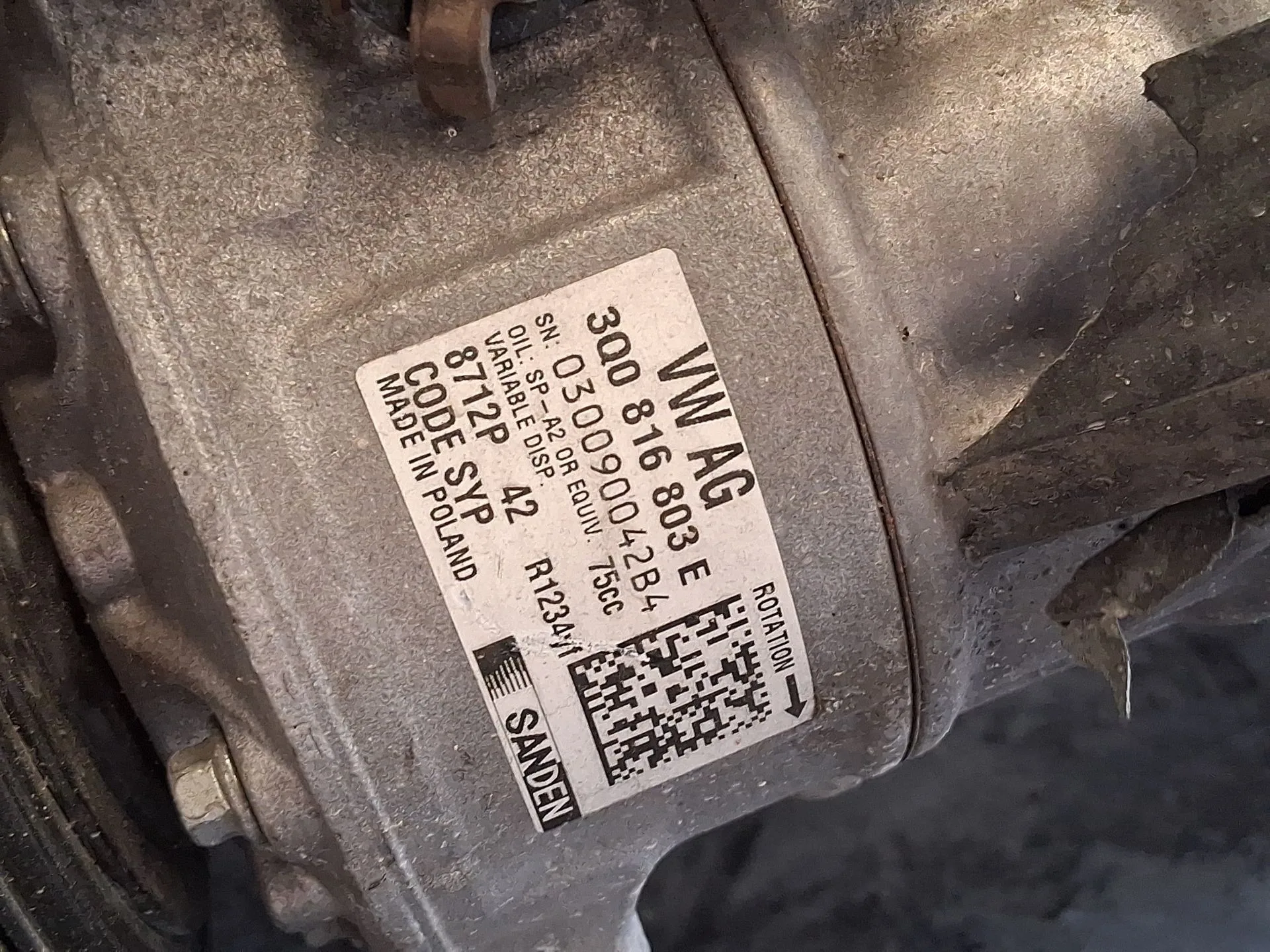 Compresor Aire Acondicionado para Seat Ibiza V (Kj1, Kjg)