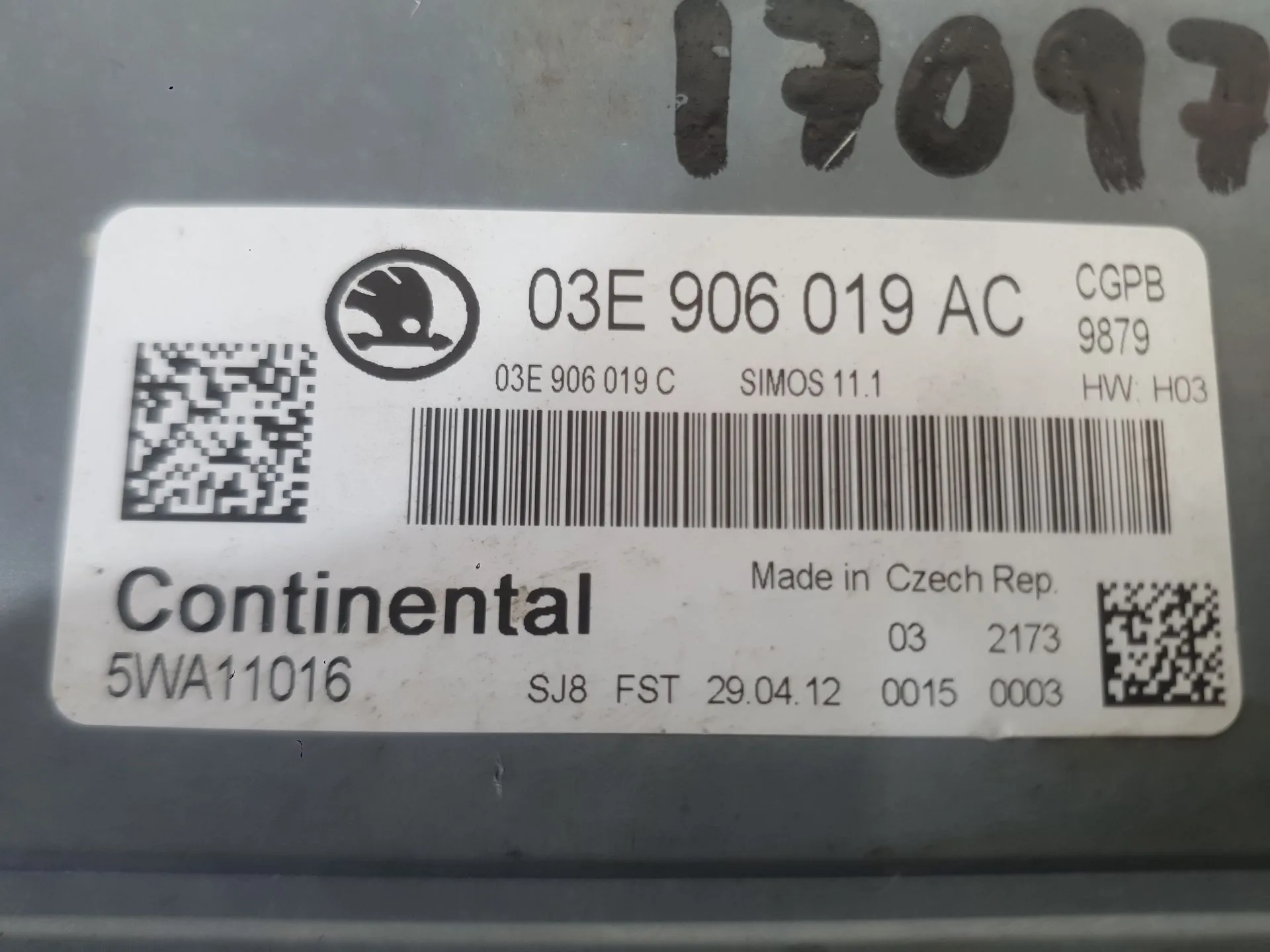 Centralita Motor Uce para Skoda Fabia Ii (542)