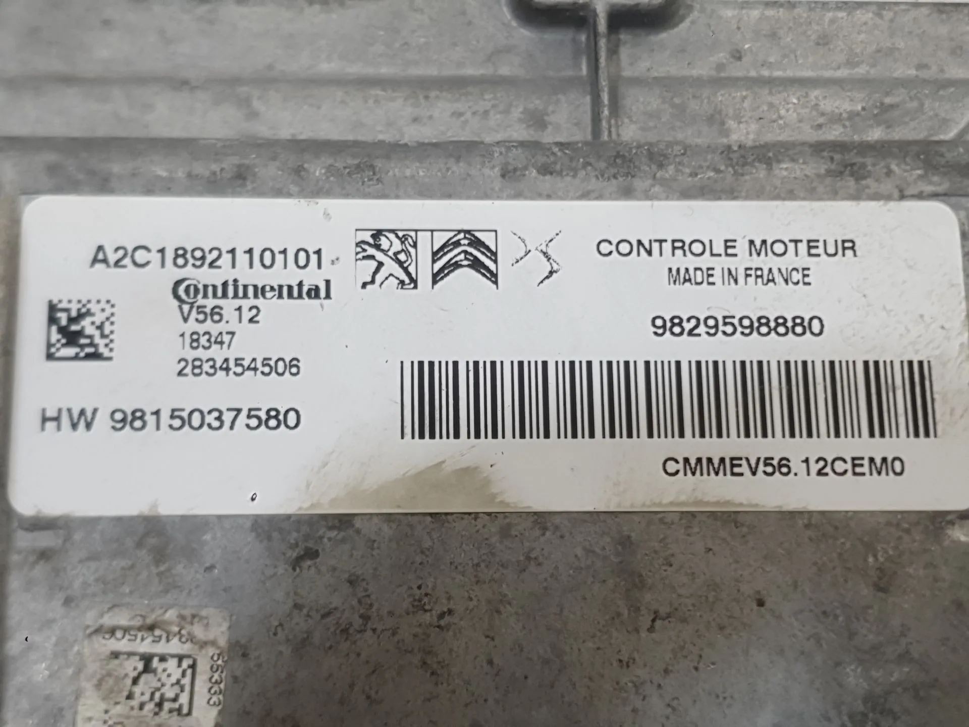 Centralita Motor Uce para Peugeot 208