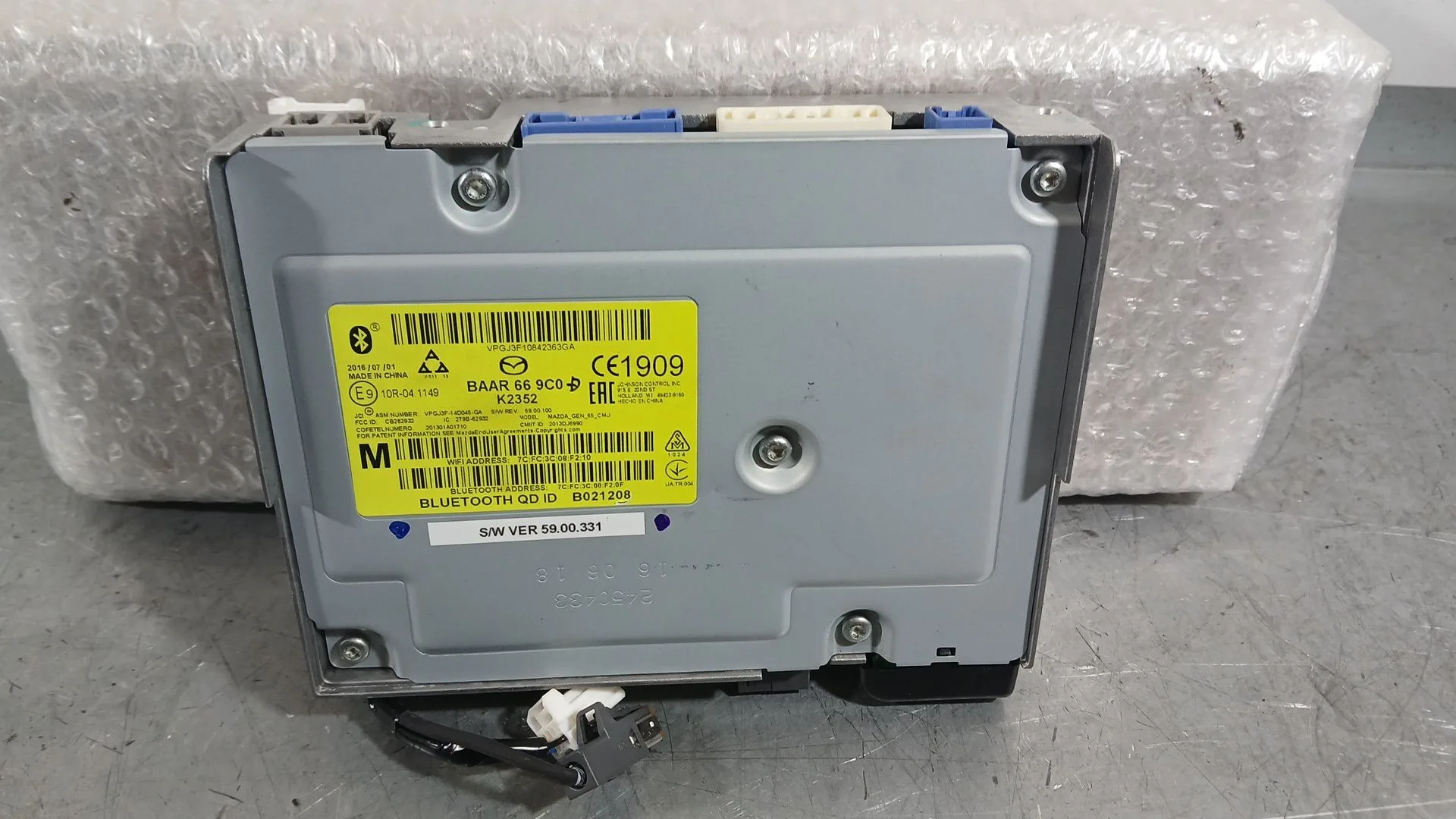 Sistema Audio / Radio para Mazda 6 Station Wagon (Gj, Gl)