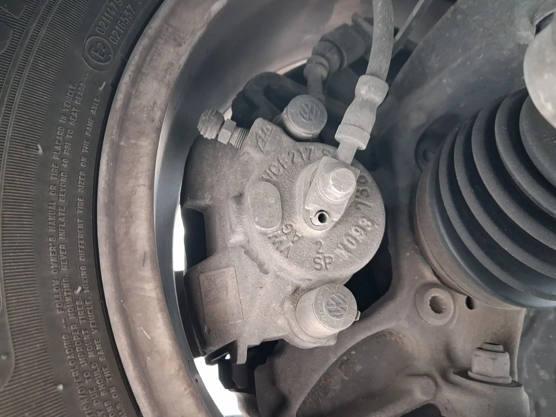 Pinza Freno Delantera Derecha para Volkswagen Golf Vii (5G1, Bq1, Be1, Be2)