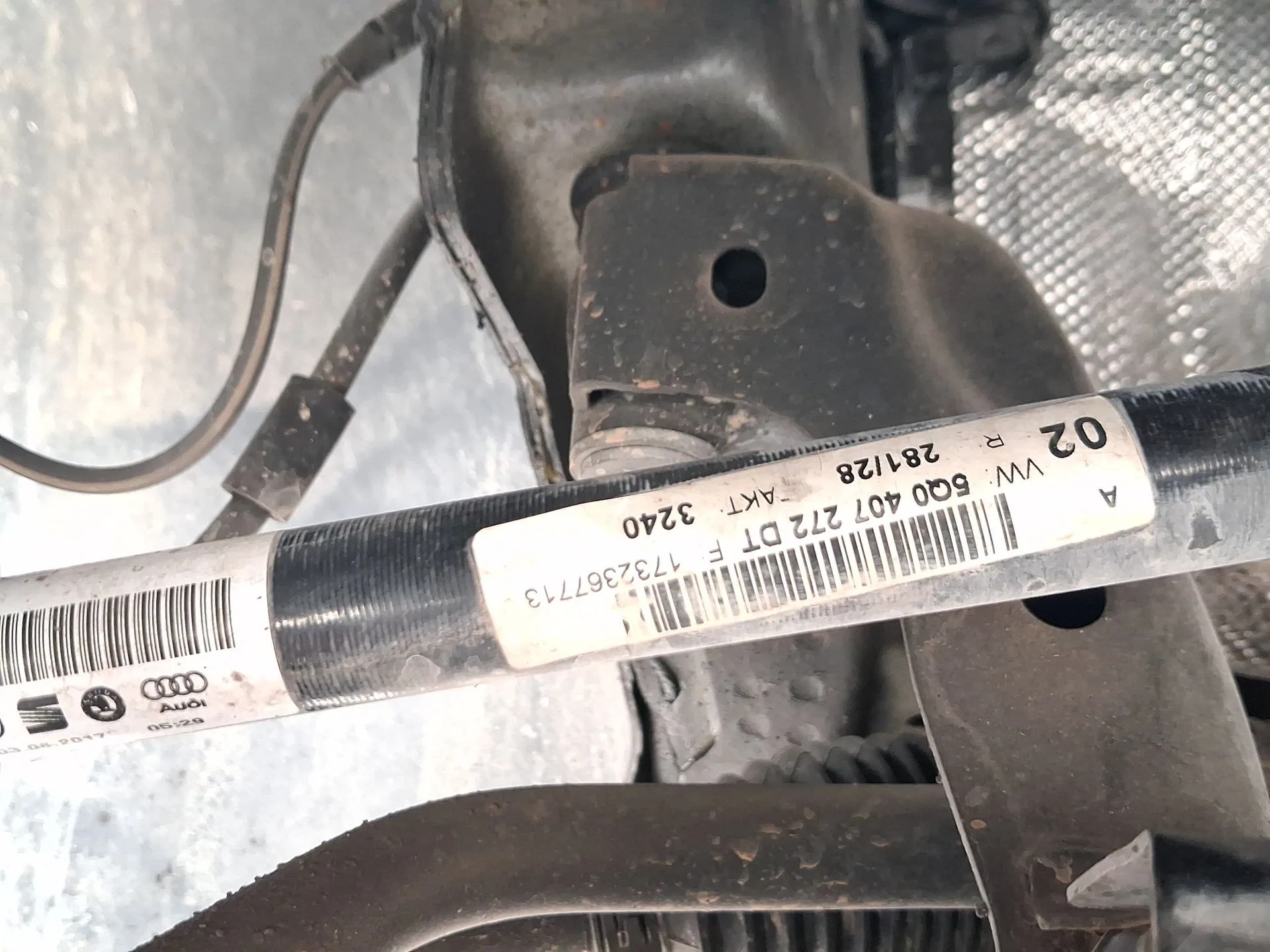 Transmision Delantera Derecha para Volkswagen Golf Vii (5G1, Bq1, Be1, Be2)