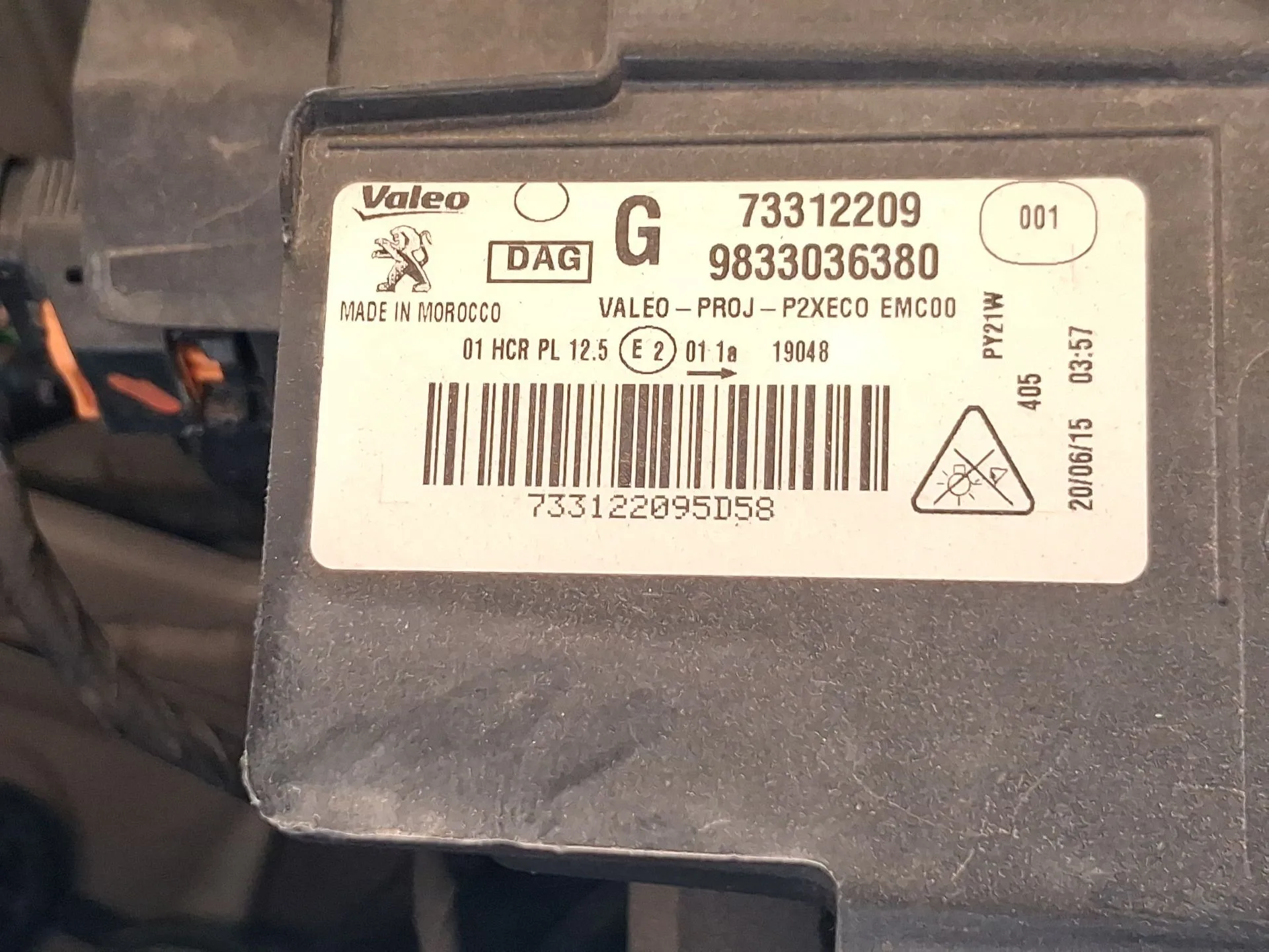 Faro Izquierdo para Peugeot 2008 Ii (Ud_, Us_, Uy_, Uj_, Ur_, Uc_)