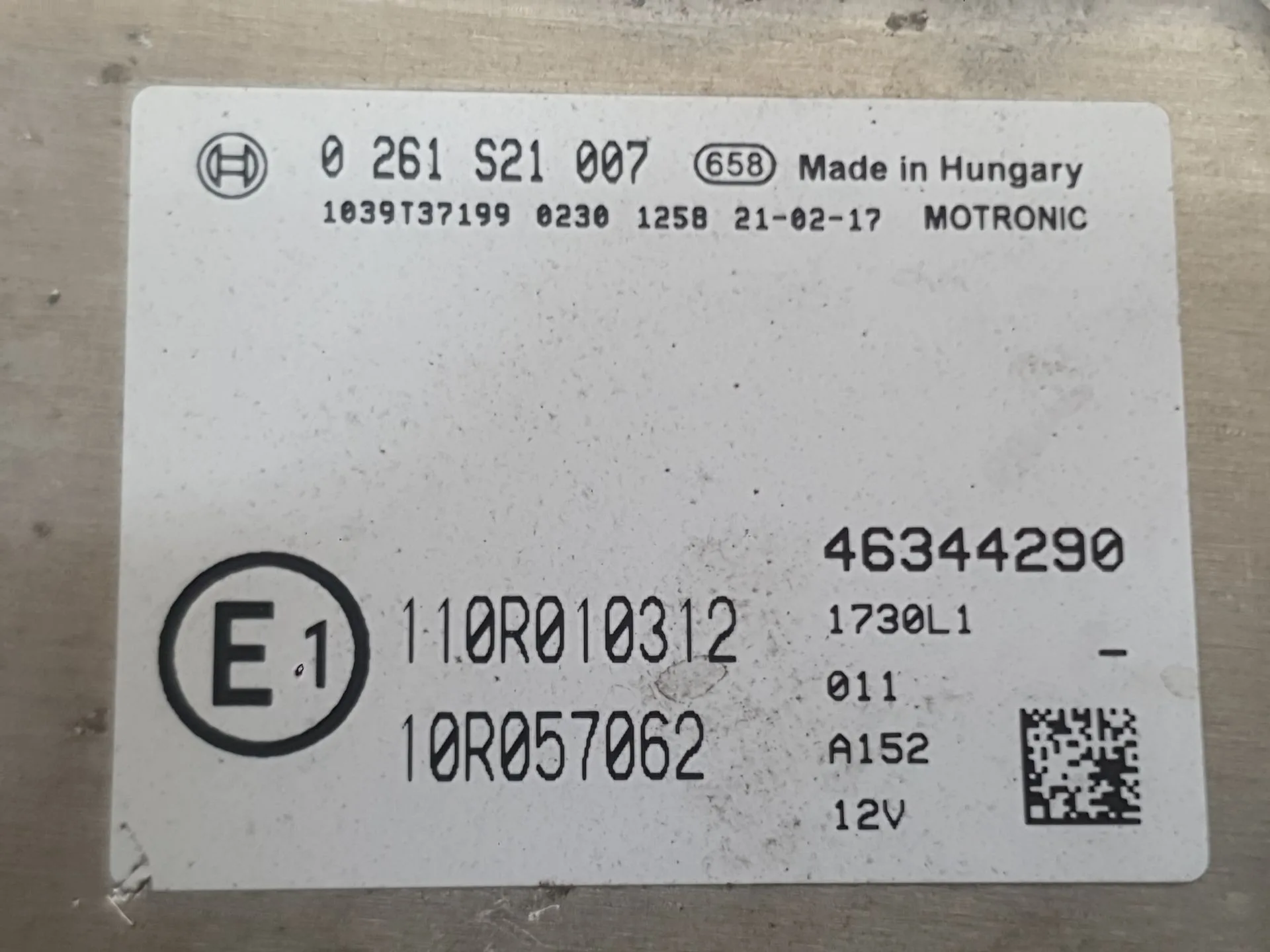 Centralita Motor Uce para Fiat Doblo Cargo (263_)