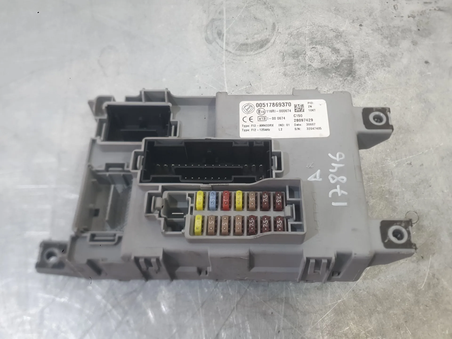 Caja Reles / Fusibles para Fiat 500 (312_)