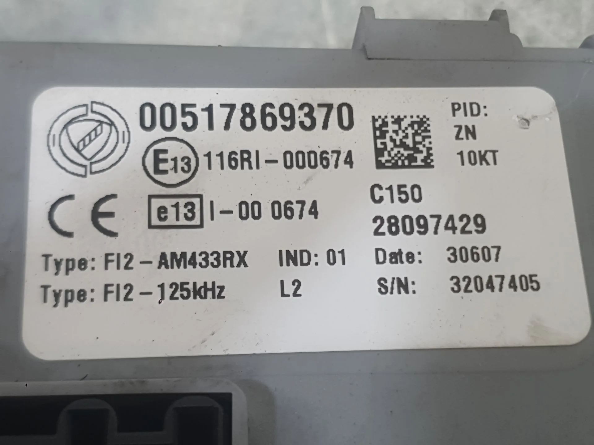 Caja Reles / Fusibles para Fiat 500 (312_)