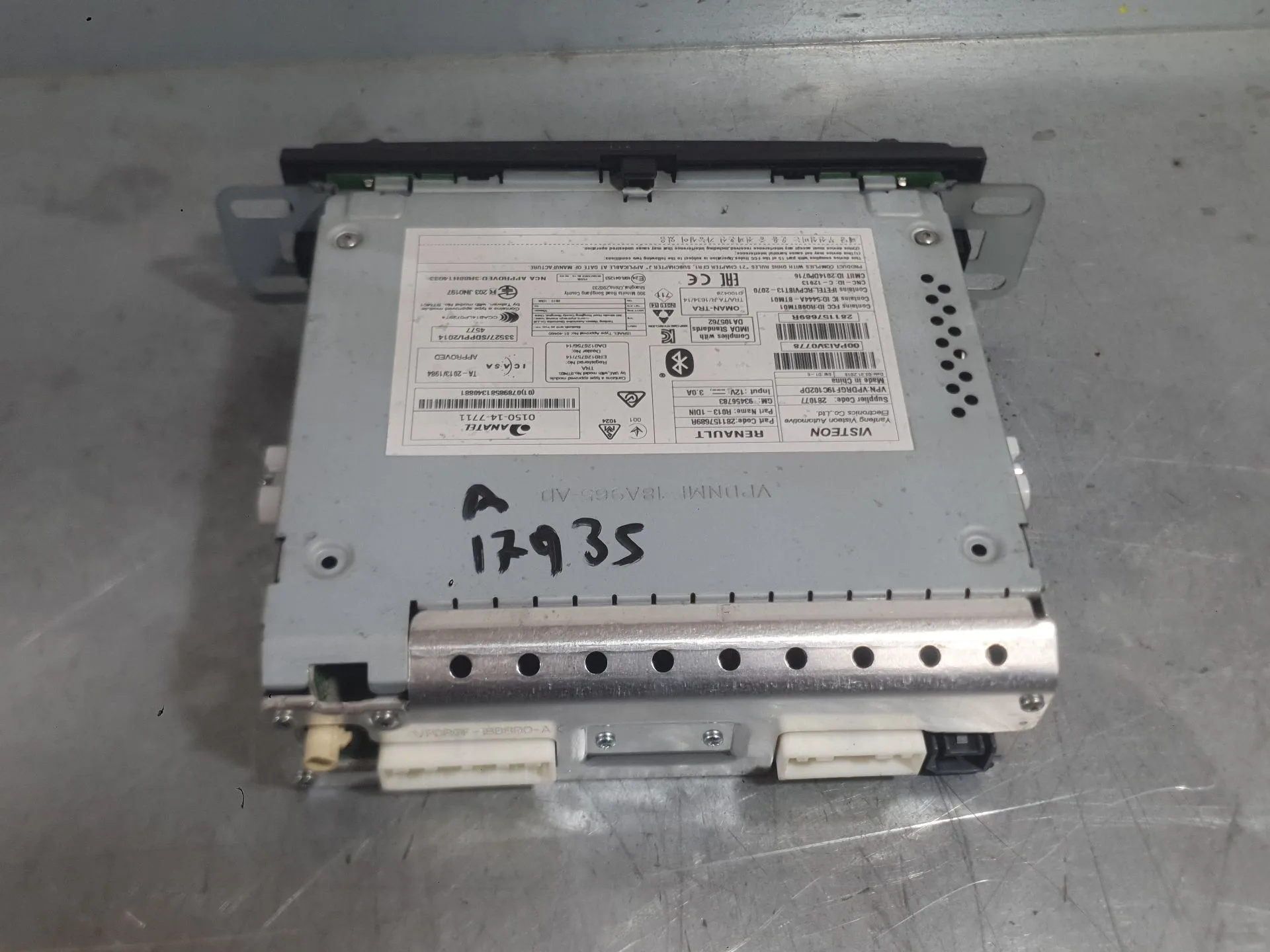 Sistema Audio / Radio para Renault Trafic Iii Autobus (Jg_)
