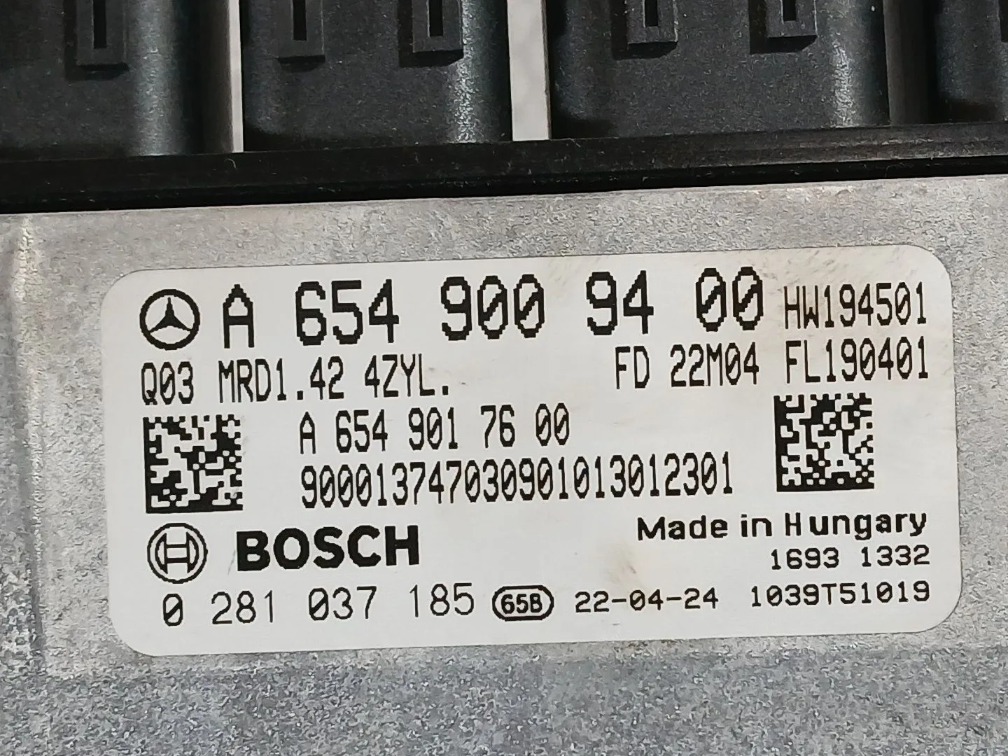 Centralita Motor Uce para Mercedes-Benz Vito Tourer (W447)