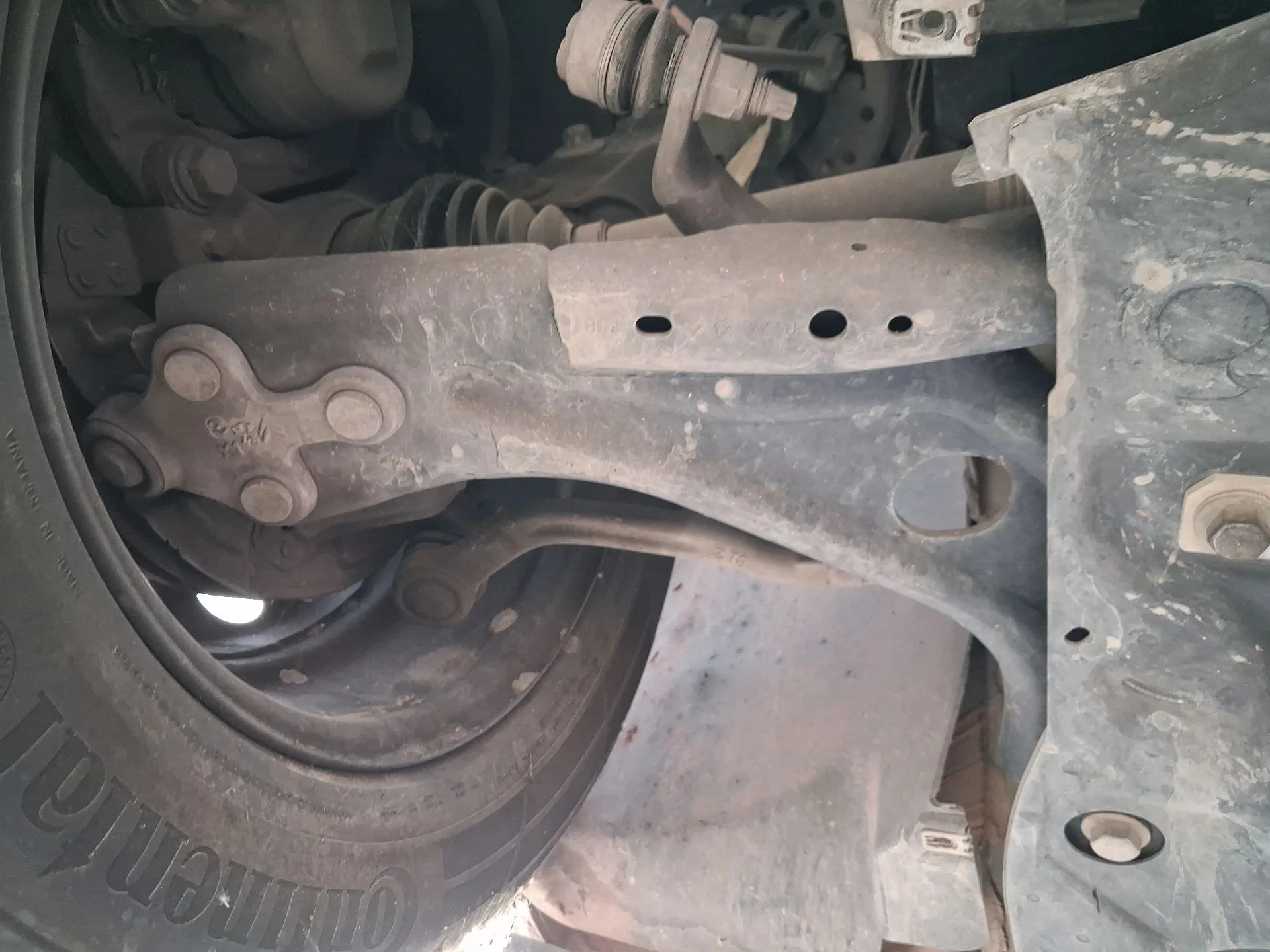 Brazo Suspension Inferior Delantero Derecho para Citroën Berlingo Furgoneta/Monovolumen (K9)