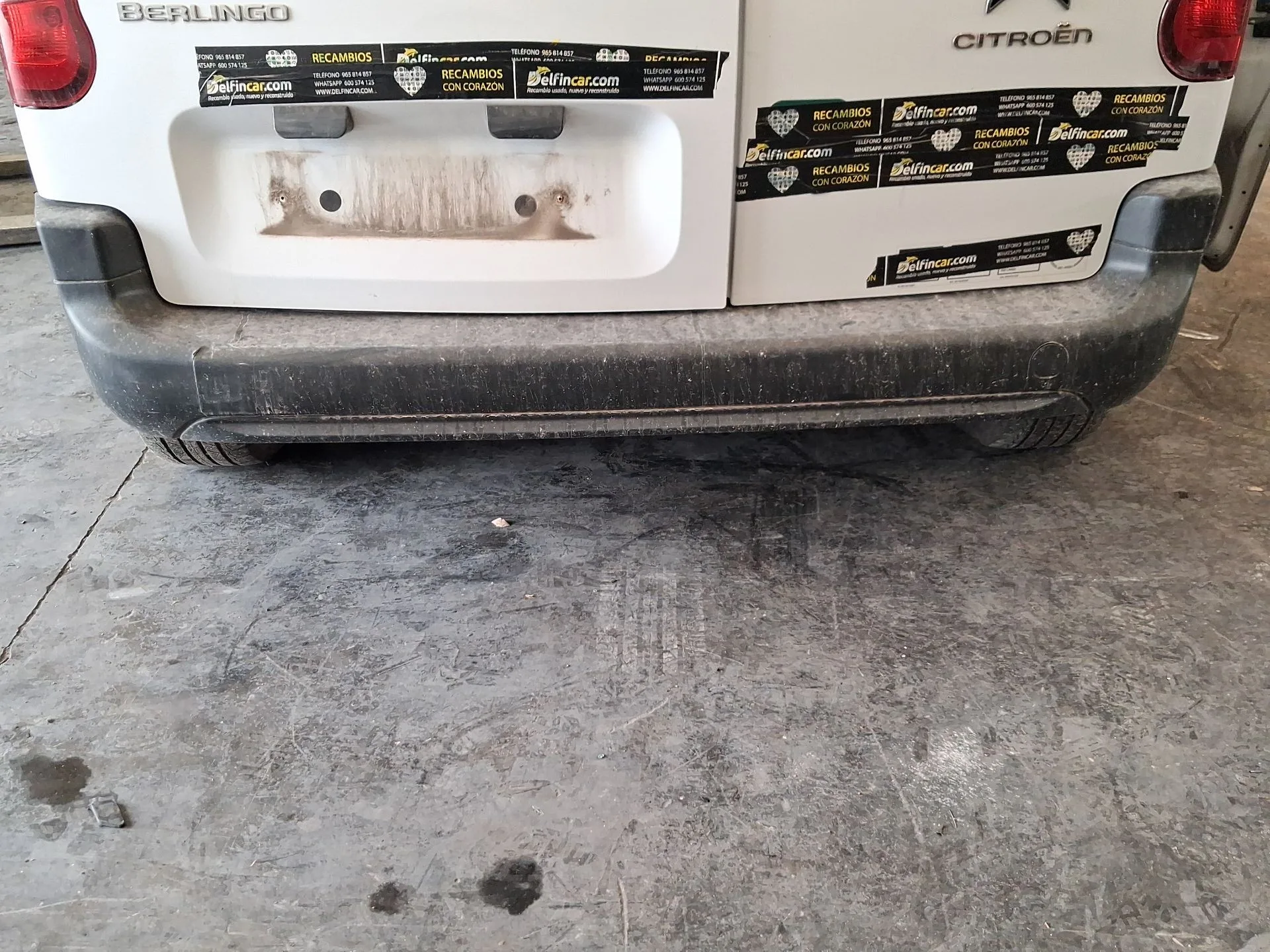 Paragolpes Trasero para Citroën Berlingo Furgoneta/Monovolumen (K9)