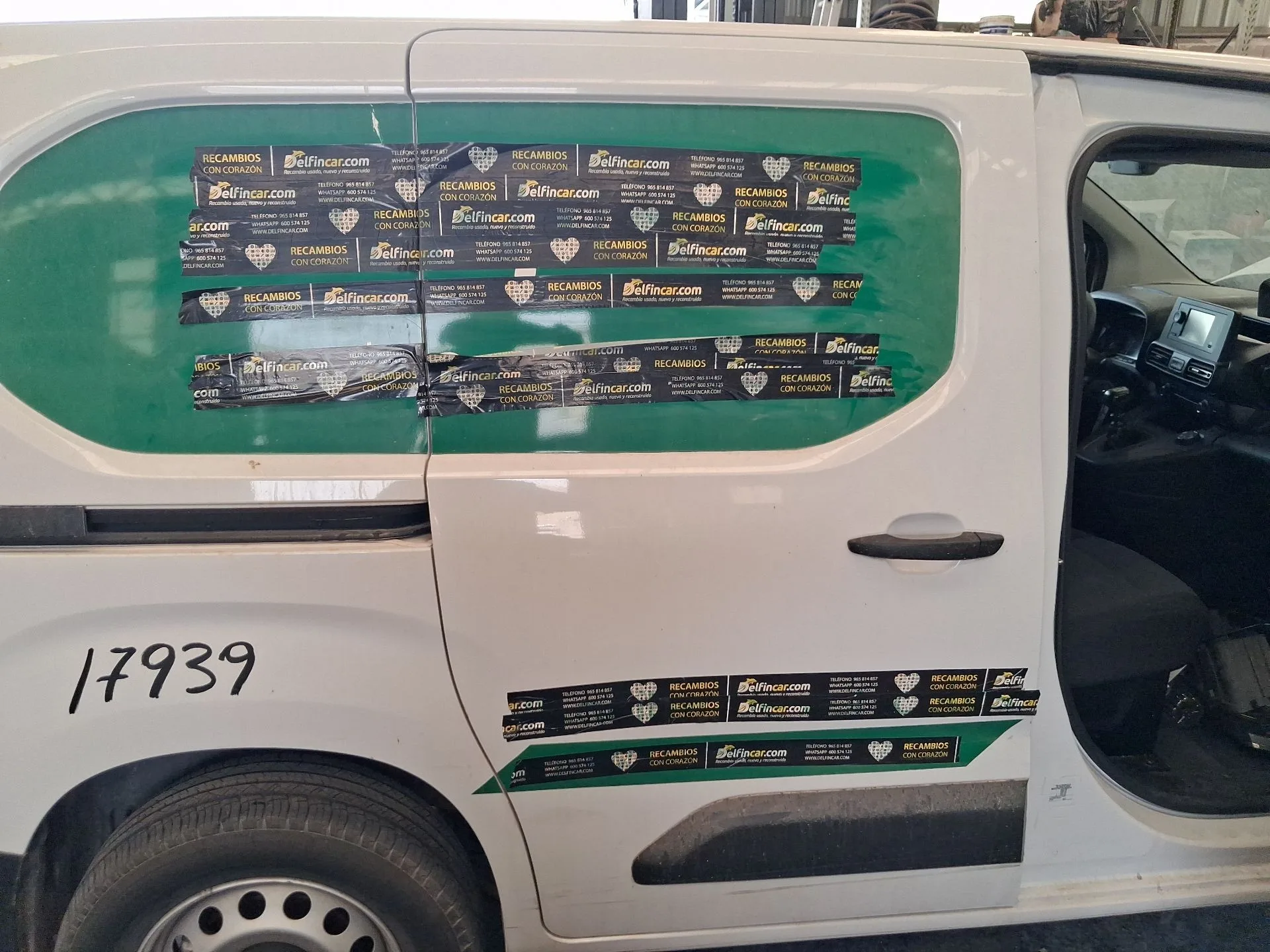 Puerta Lateral Corredera Derecha para Citroën Berlingo Furgoneta/Monovolumen (K9)