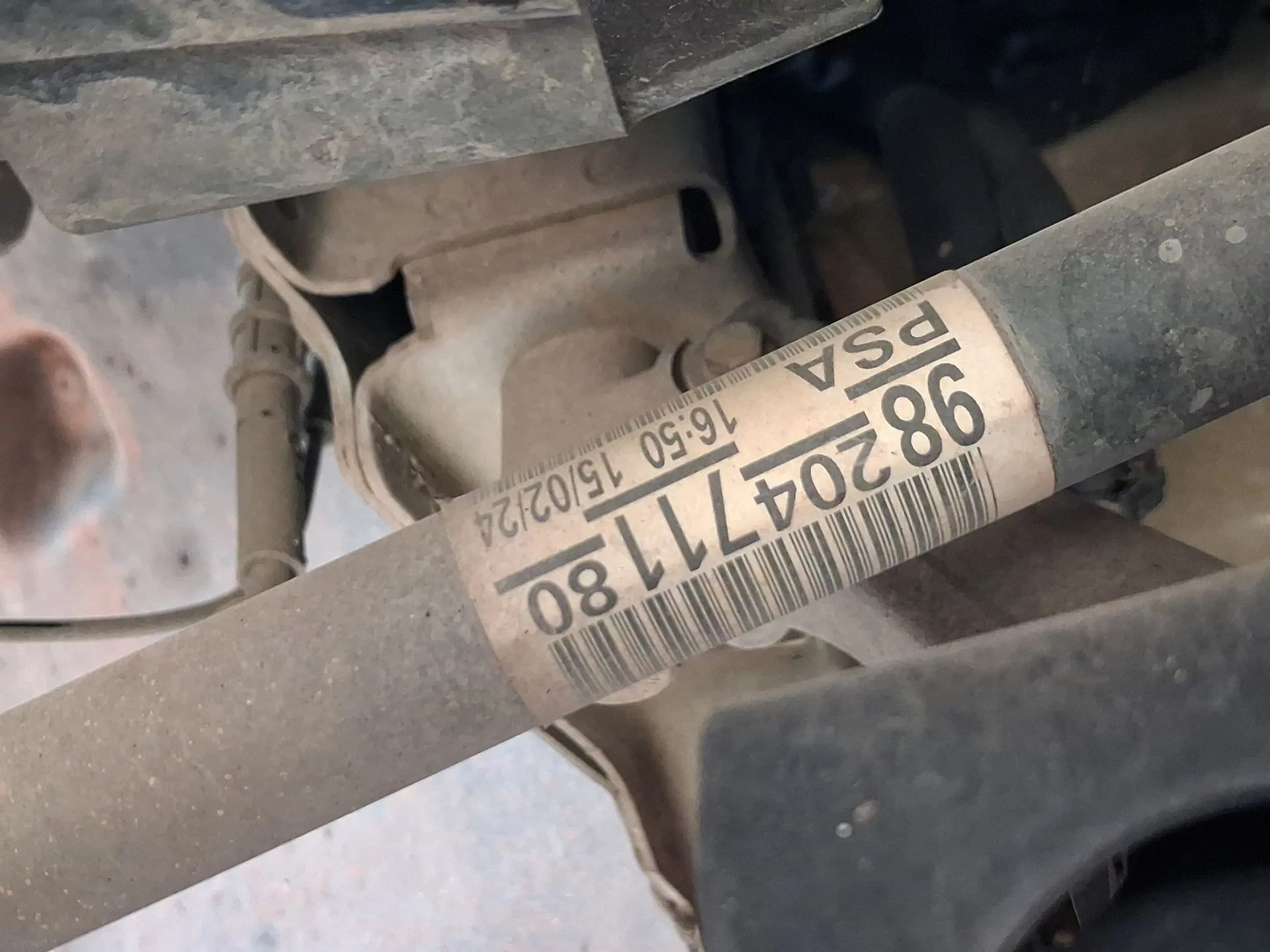 Transmision Delantera Derecha para Citroën Berlingo Furgoneta/Monovolumen (K9)