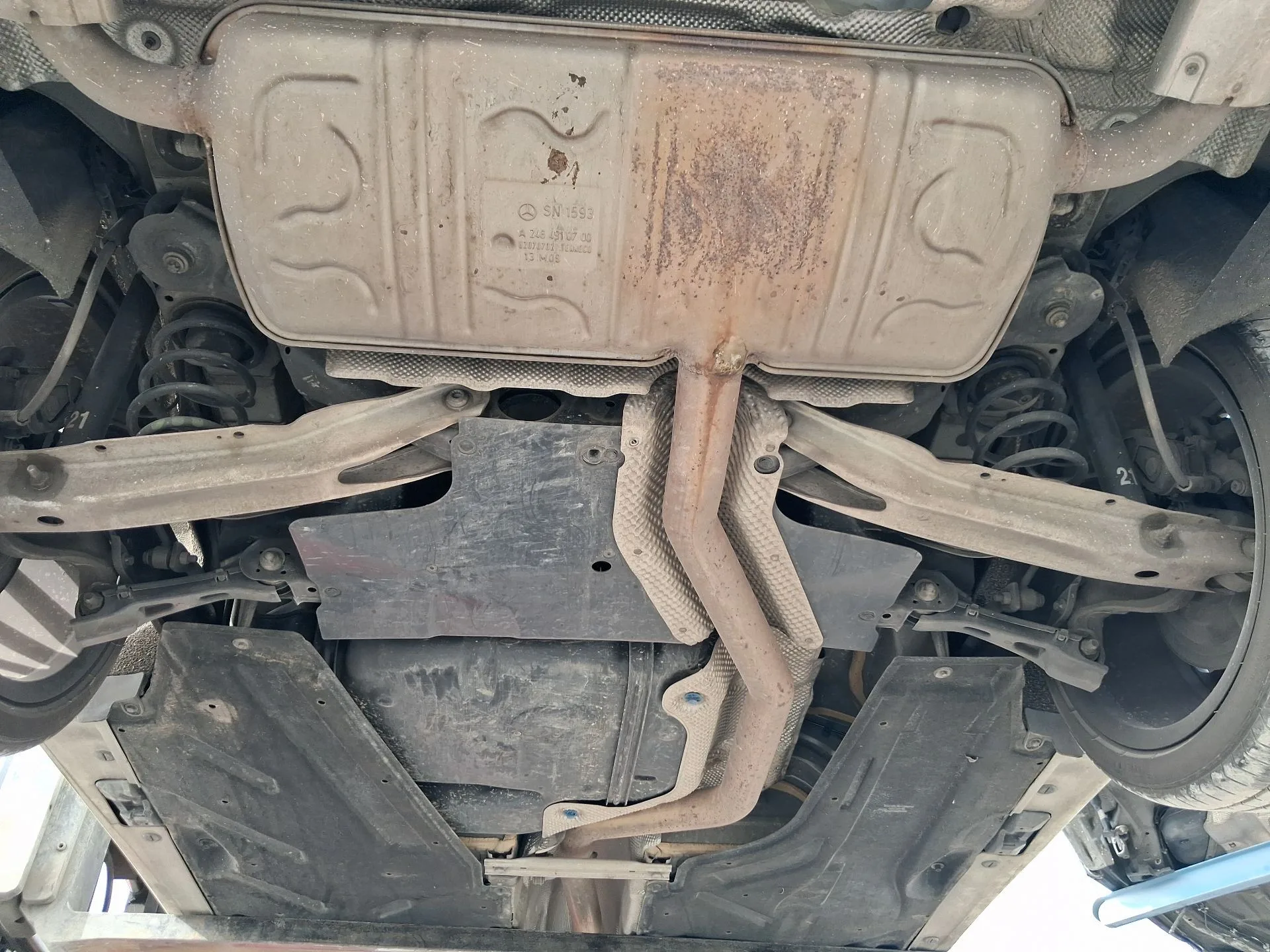 Puente Trasero para Mercedes-Benz Clase B Sports Tourer (W246, W242)