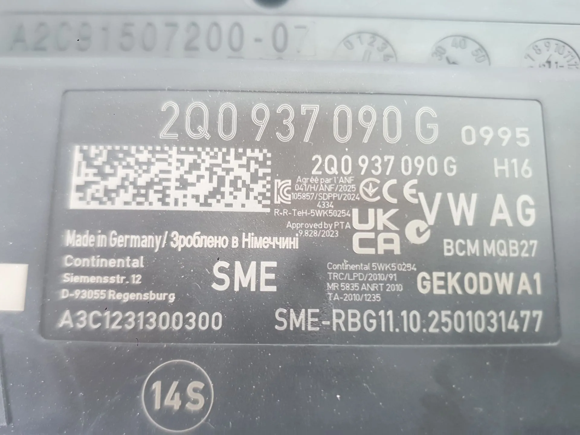 Modulo Electronico para Skoda Fabia Iv (Pj3)