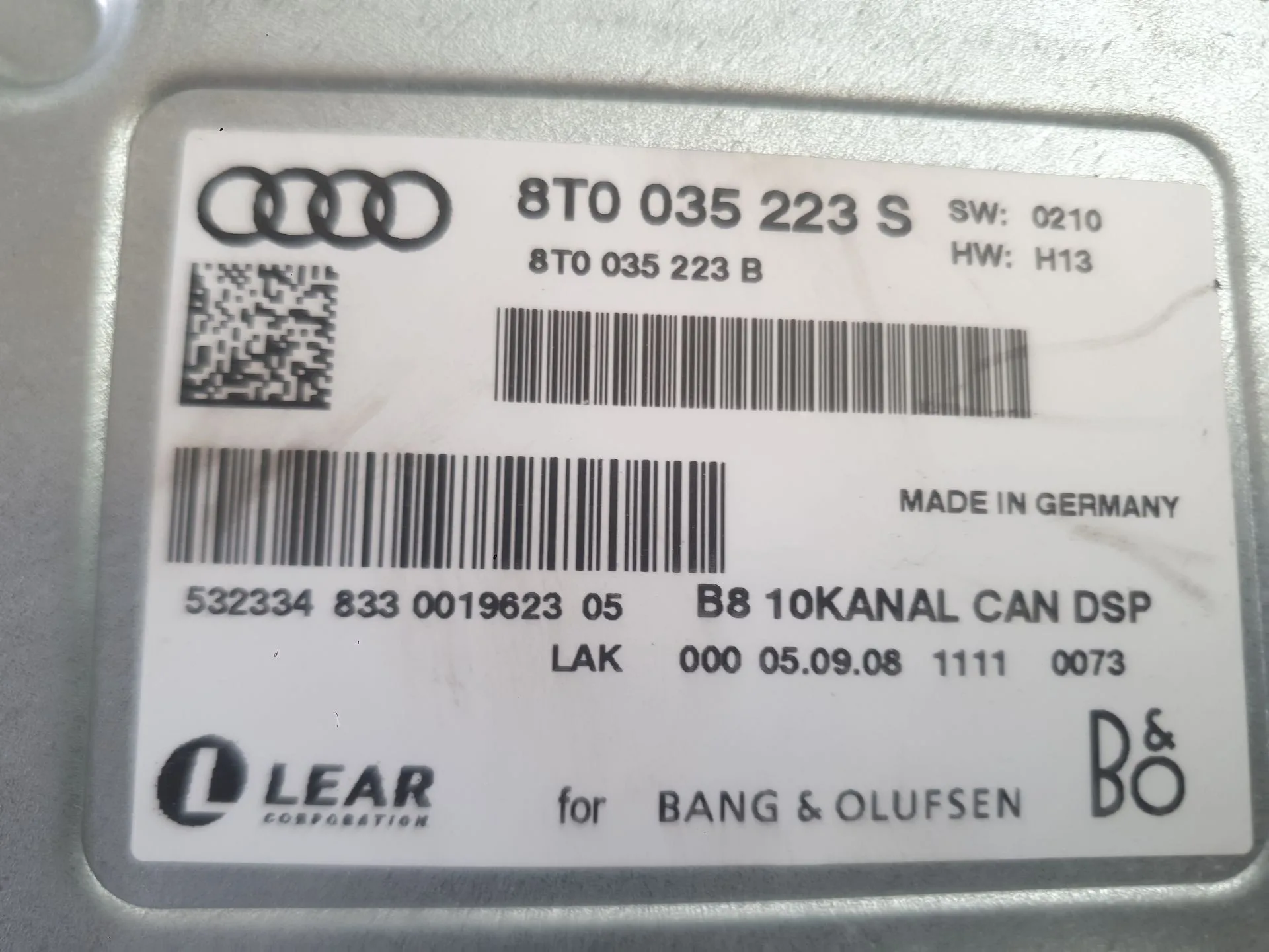Amplificador Radio para Audi A5 (8T3)