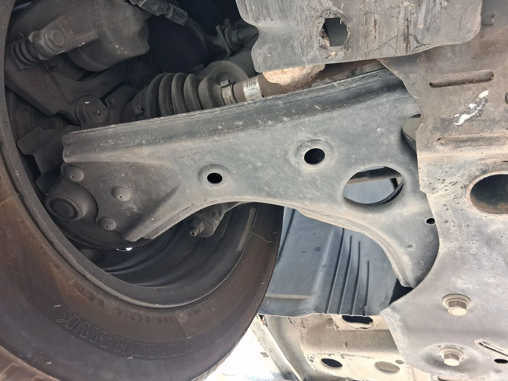 Brazo Suspension Inferior Delantero Derecho para Opel Combo Tour (X12)