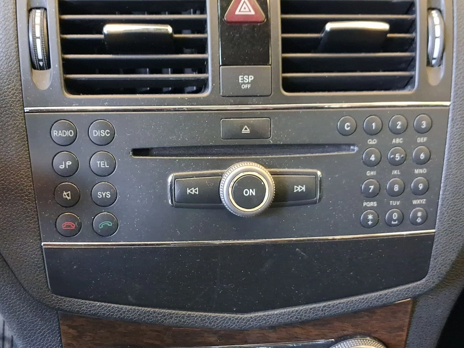 Sistema Audio / Radio Cd para Mercedes-Benz Clase C (W204)