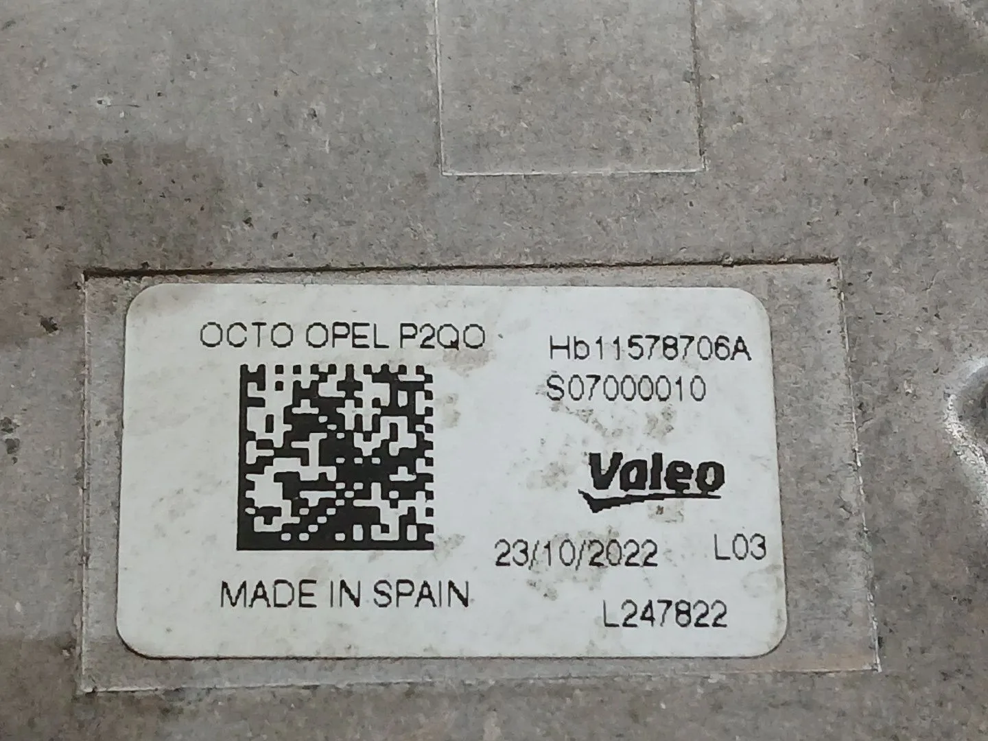 Centralita Faro para Opel Mokka