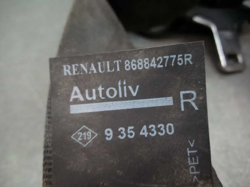 Cinturon Seguridad Delantero Derecho para Dacia Dokker