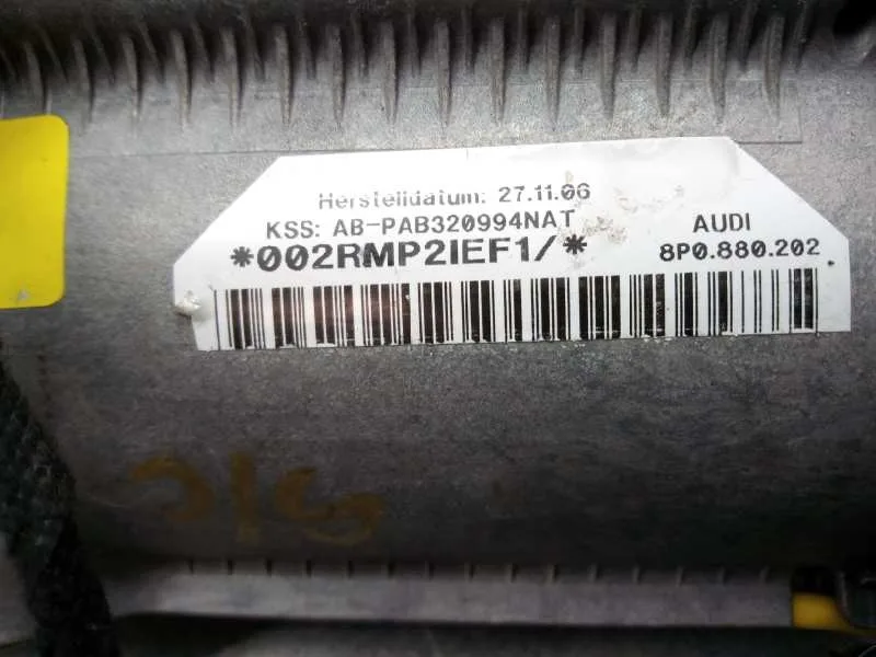 Airbag Delantero Derecho para Audi A3 (8P)