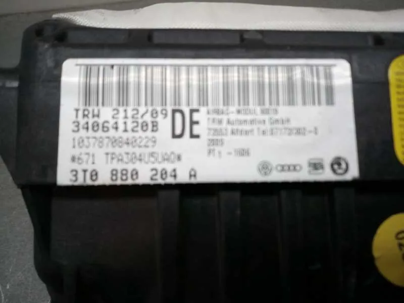 Airbag Delantero Derecho para Skoda Suberb (3T4)