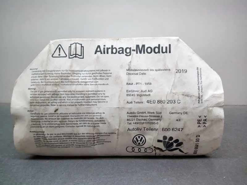 Airbag Delantero Derecho para Audi A8 (4E2)