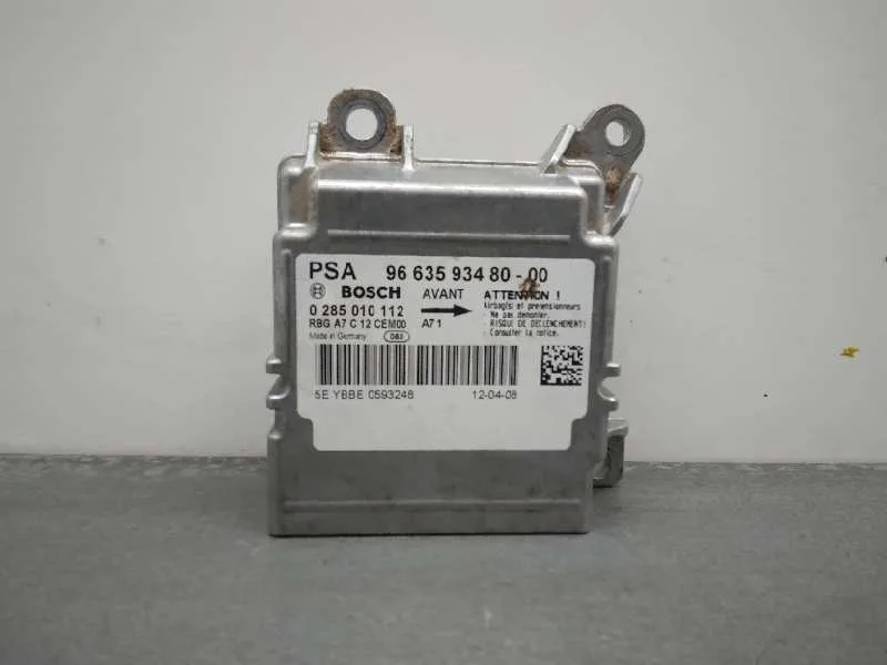 Centralita Airbag para Peugeot 207