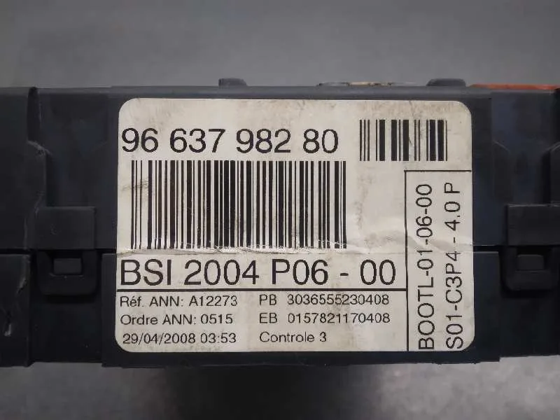 Centralita Bsi para Peugeot 207