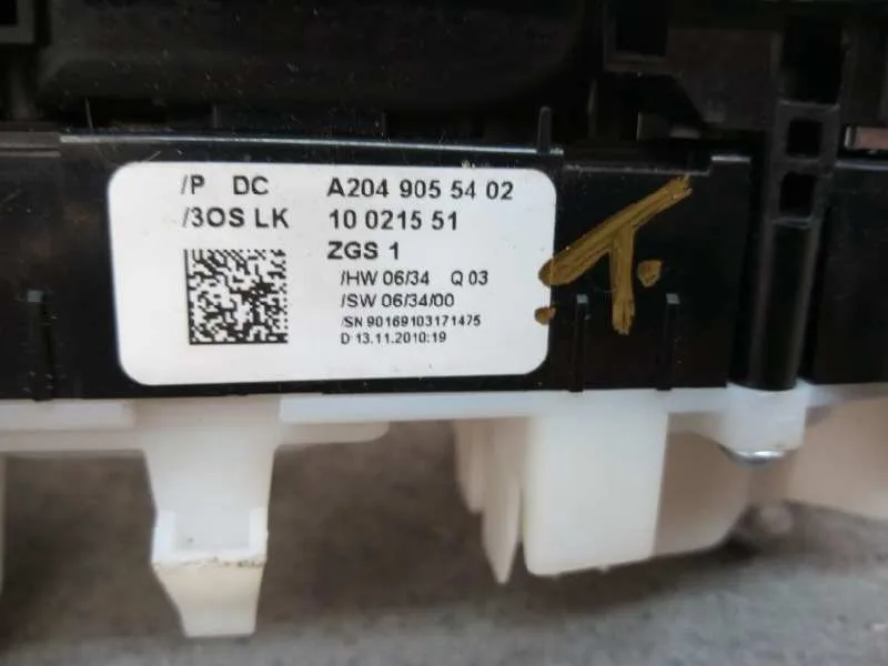Mando Elevalunas Delantero Izquierdo para Mercedes-Benz Clase E (W212) Lim.