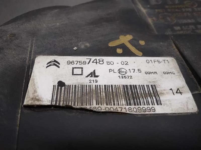 Faro Derecho para Citroën C4 Picasso