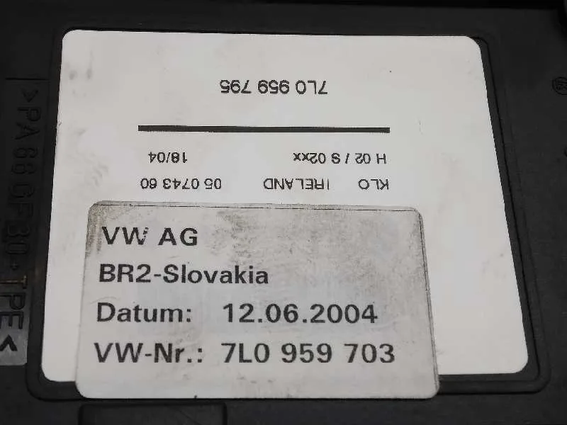 Motor Elevalunas Trasero Izquierdo para Volkswagen Touareg (7La)
