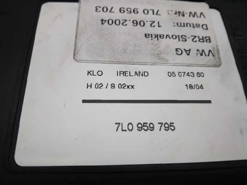 Motor Elevalunas Trasero Izquierdo para Volkswagen Touareg (7La)