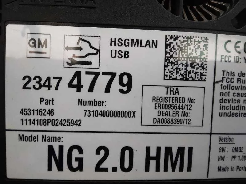 Modulo Electronico para Opel Insignia Berlina