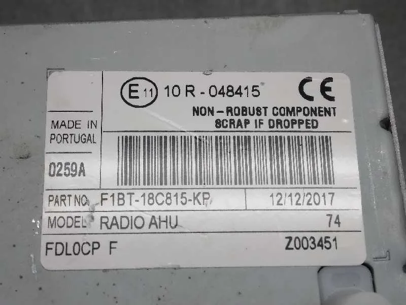 Sistema Audio / Radio Cd para Ford Focus Lim.