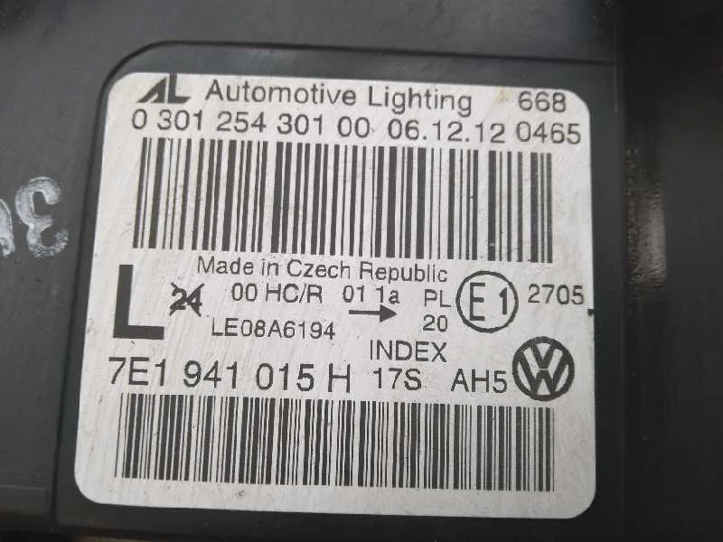 Faro Izquierdo para Volkswagen T5 Transporter (7E)