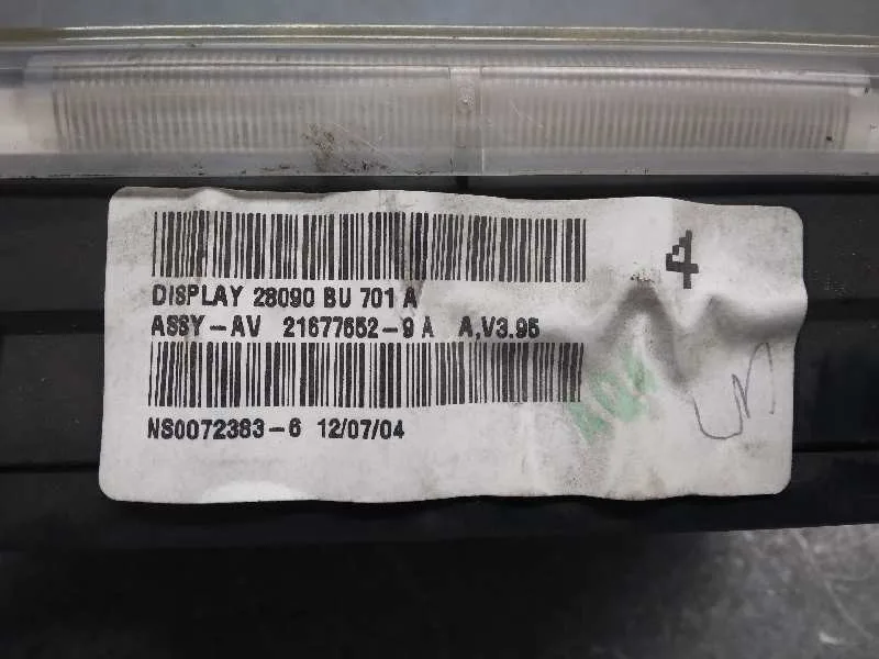 Display para Nissan Almera (N16/E)