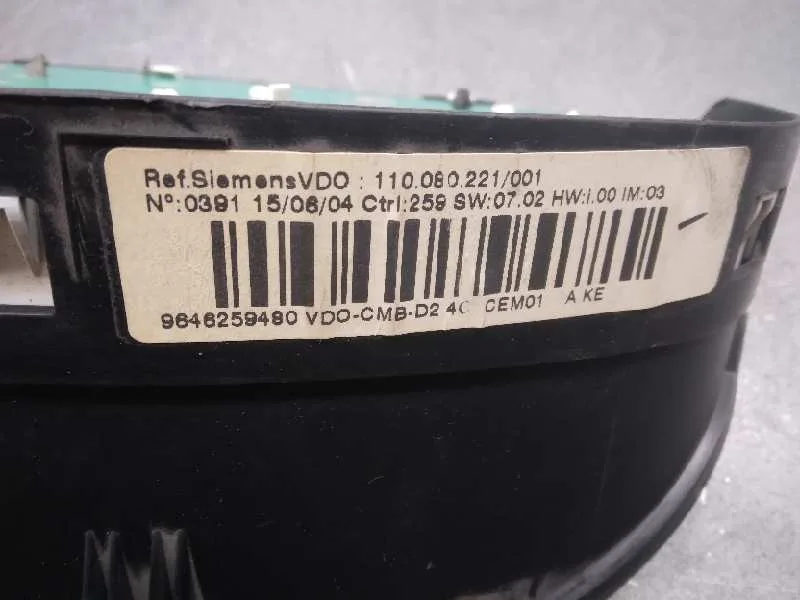 Cuadro Instrumentos para Peugeot 407